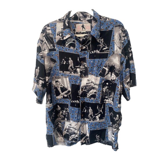 Reyn Spooner Elvis Presley Vintage Aloha Hawaiian Rayon Shirt Men’s Size Large - Picture 1 of 8